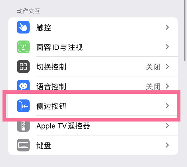 科尔沁右翼前苹果14维修店分享iPhone14 Plus侧键双击下载功能关闭方法 