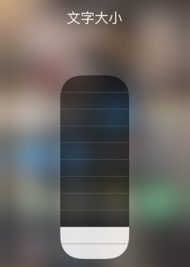 科尔沁右翼前苹果手机维修分享小技巧：在 iPhone 控制中心快速调节字体大小 