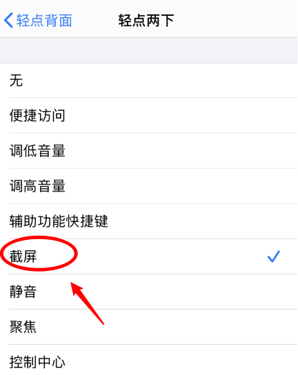 科尔沁右翼前苹果手机维修分享iPhone12如何启用双击截屏 